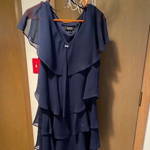 Navy blue dress